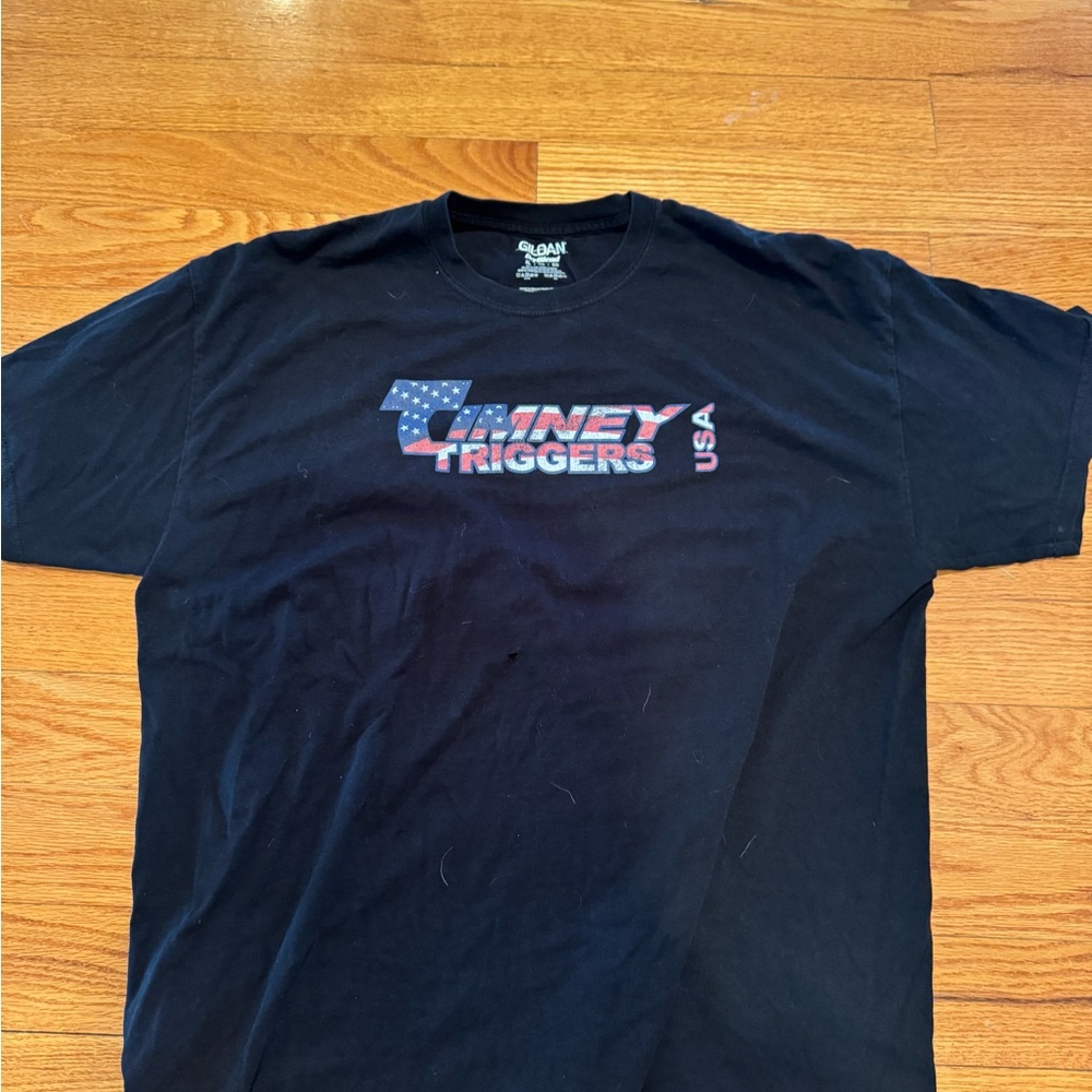 Gildan Black Graphic Men's T-Shirt (Timmy Triggers)